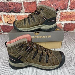 KEEN Utility Women's Flint 2 Mid Soft Toe Waterproof Work Boots